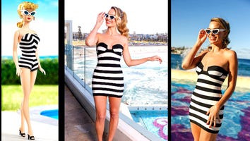 Margot Robbie Recreates Barbie’s Original Outfit for the ‘Barbie’ Sydney Premiere